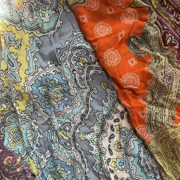 Zara Pastel Paisley Maxi Dress - Picture 8 of 8